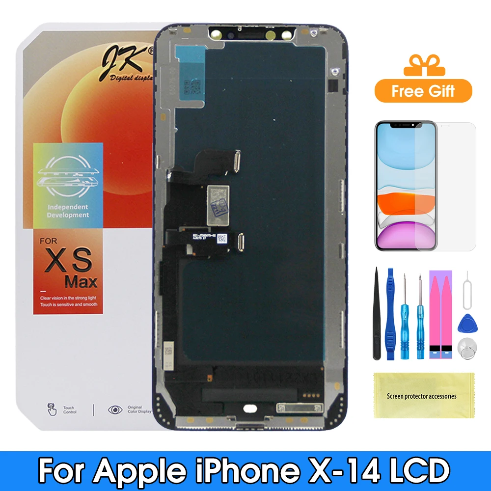 Incell Screen for Apple iPhone X XR XS Max JK Lcd Display Digital Touch Screen Assembly for iPhone 11 12 13 Pro Replacement