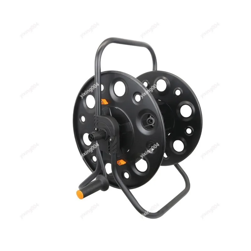 

Portable Metal Pipe Winder, Wall Hanging Hose Reel Organizer for Garden Farm Car Washing