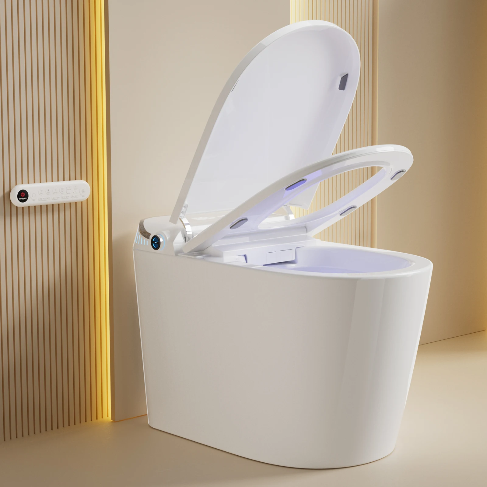 

Sanyipace Built-in Tank Smart Toilet Heated Water and Seat