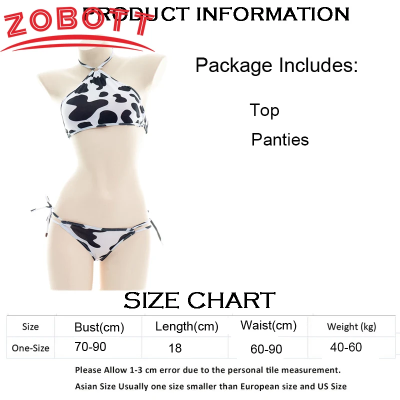 Hot Toys Cow Series strój kąpielowy body bikini pokojówka jednolity kostium letnia plaża Kawaii dziewczyna stroje kąpielowe spódnica jednolity