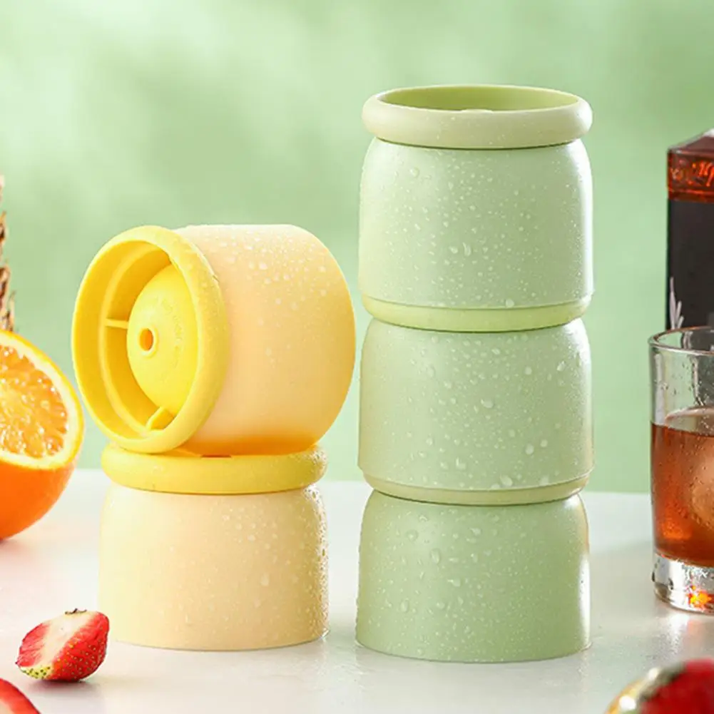 Transparent Ice Cube Tray Spherical Ice Cube Mold Tray Silicone Bubble-free Ice Ball Maker Fast Freezing Easy for Cocktails