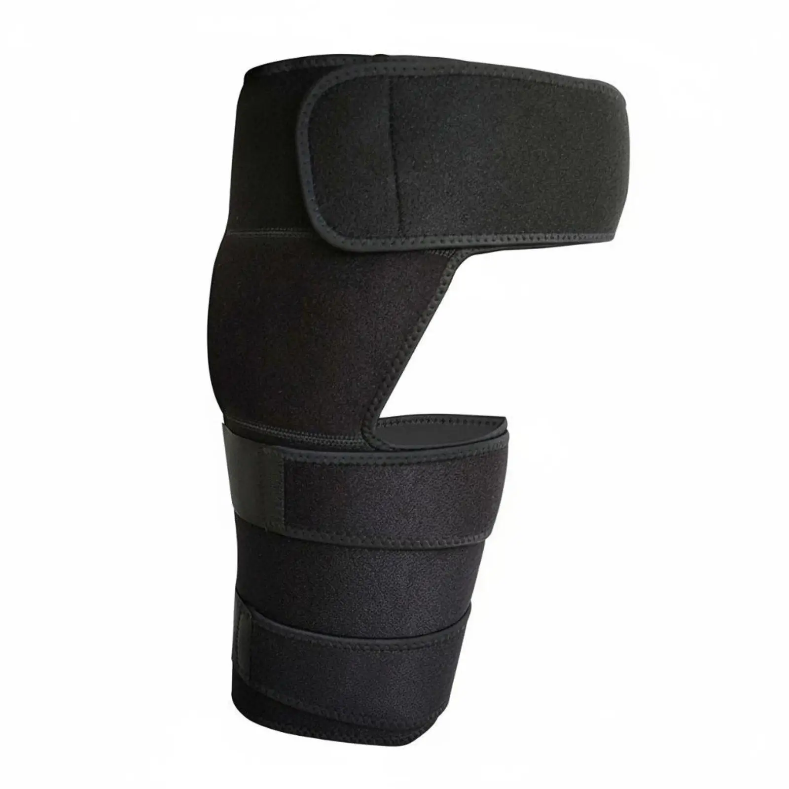 Sports Leg Support Adjustable Thigh Protector Compression Wrap Hamstring Brace for Gym Running Fitness