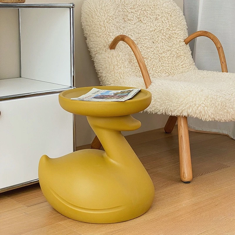

Designer art duckling coffee table personality creative side few coffee shop milk tea shop