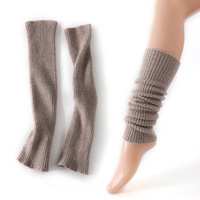 Soft Skin-friendly 35% Cashmere Knitted Sock Covers Warm Casual Mid-calf Unisex Winter No Tag No Branding Cross-border Goods