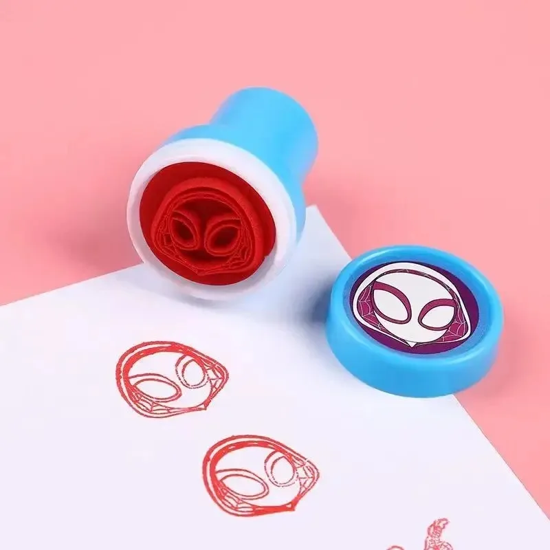 10pcs Hot Marvel Series Spider-Man Seal Set Cartoon Character Cute Seal Boys and Girls Birthday Gifts