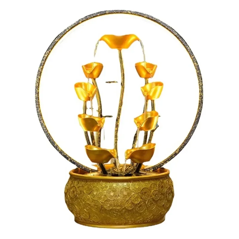 Feng Shui Tabletop Fountain Money Tree Water Office Living Room Decoration Home Decor Ornaments Housewarming Gift