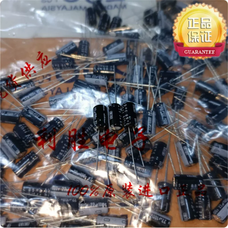 10PCS-100PCS  22UF 100V Japanese Nichicon electrolytic capacitor 100V22UF 6 * 11 suitable for VR audio