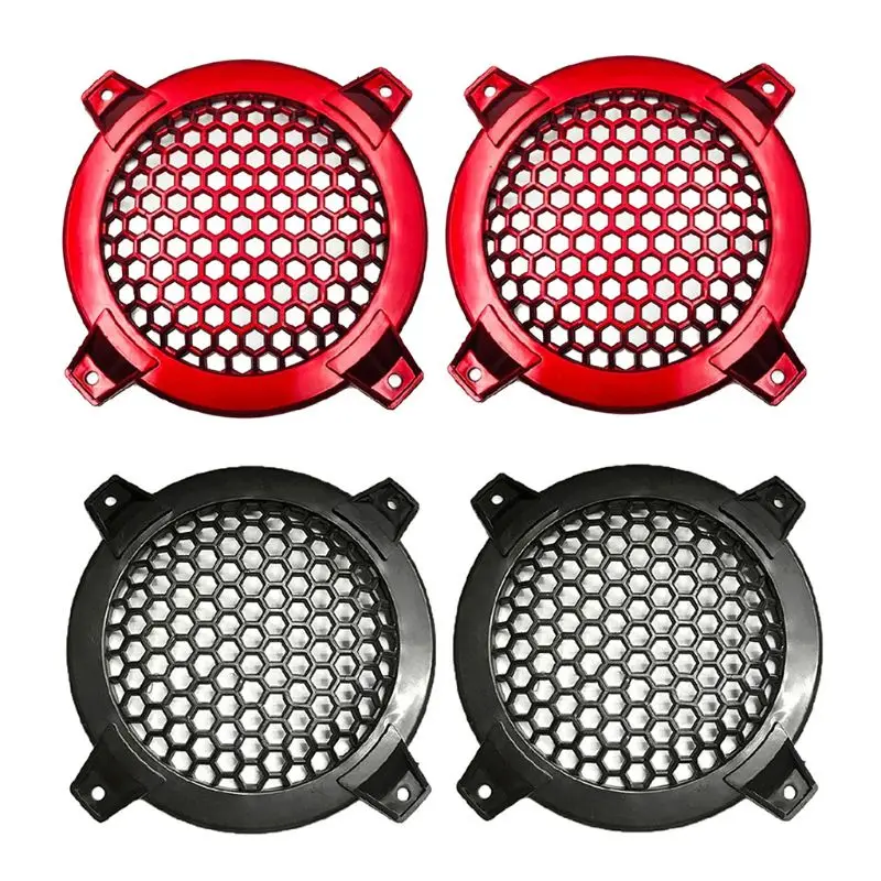 1 Pair Hexagon Hole Speaker for Protection Cover Loudspeaker Protective Mesh Cov