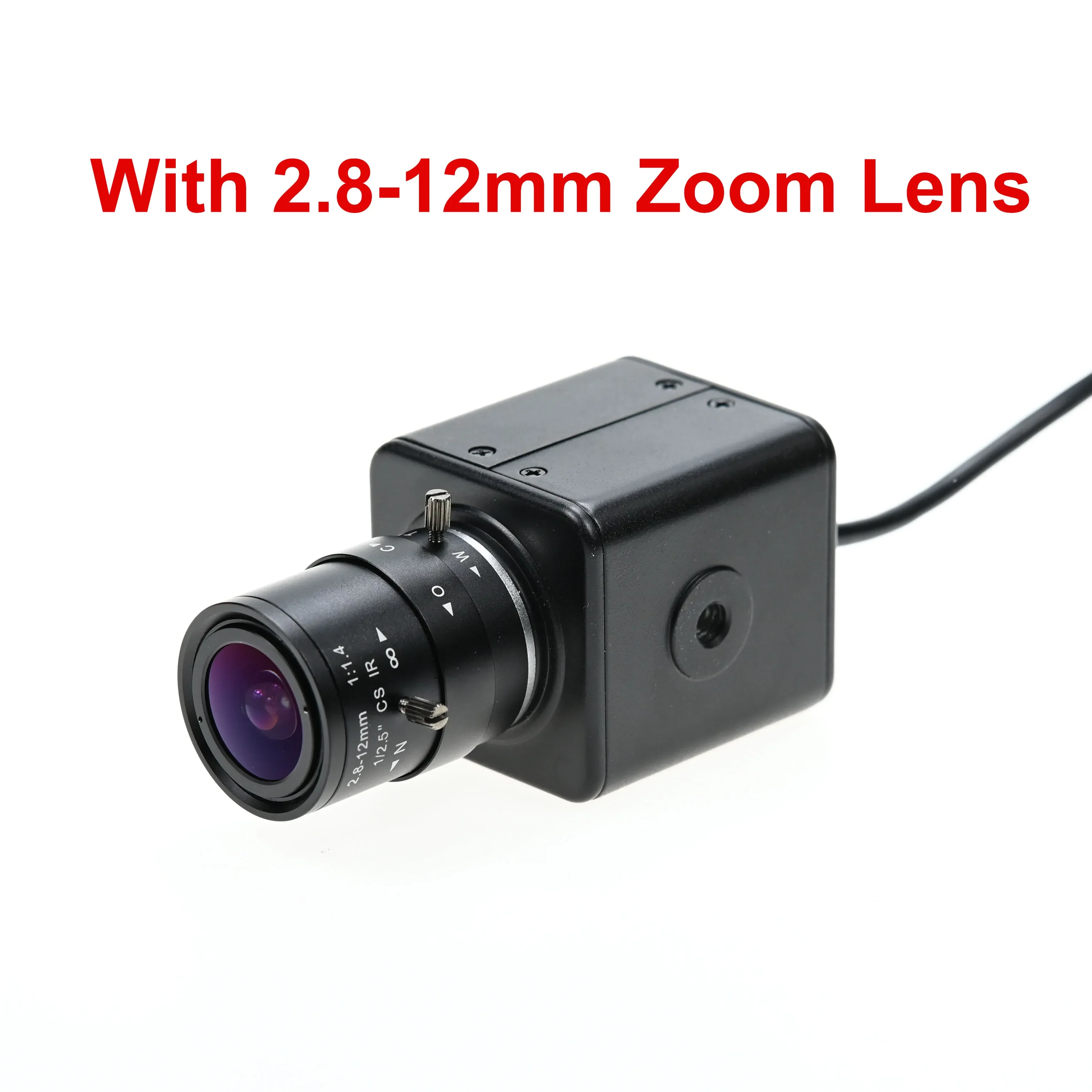 Imx179 8mp Usb Camera Hd, Behuizing Webcam Met 5-50Mm 2.8-12Mm Varifocale Lens, 3264X2448 15fps,Windows Linux Android, Gratis Rijden