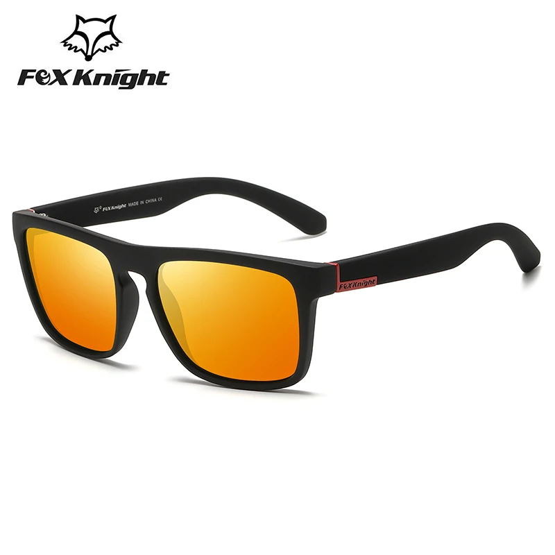 Fox Knight Sunglasses Polarized men's Retro Sunglasses Women's Beach surfing colorful Sunglasses UV400 luxury Sunglasses