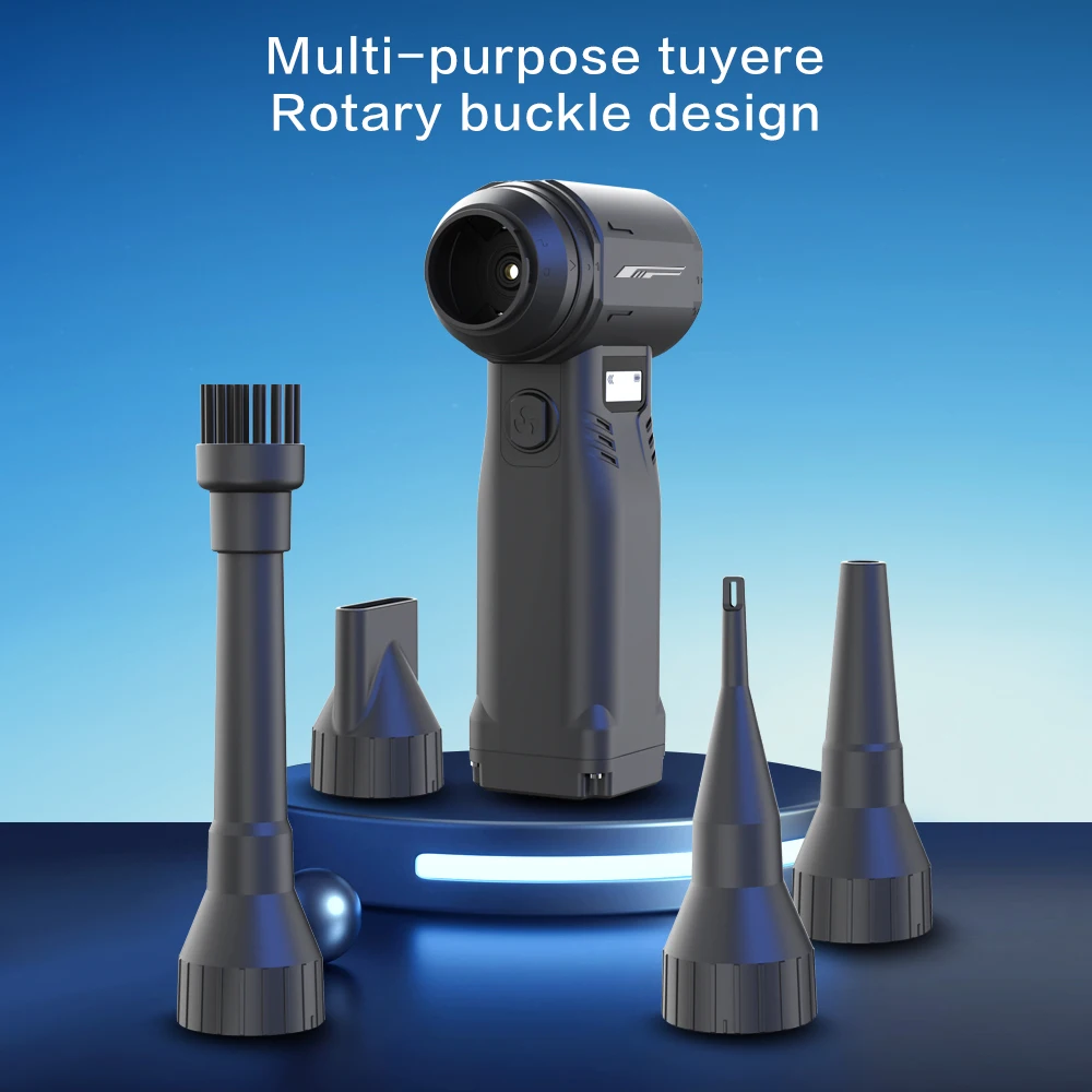 G1 ที่มีประสิทธิภาพ Blower 990000RPM Jet พัดลมสูญญากาศ 9 เกียร์ความเร็ว 40 มม.มอเตอร์ Brushless Air Blower 450g ลมความดันพัดลมเทอร์โบ 10000mAh