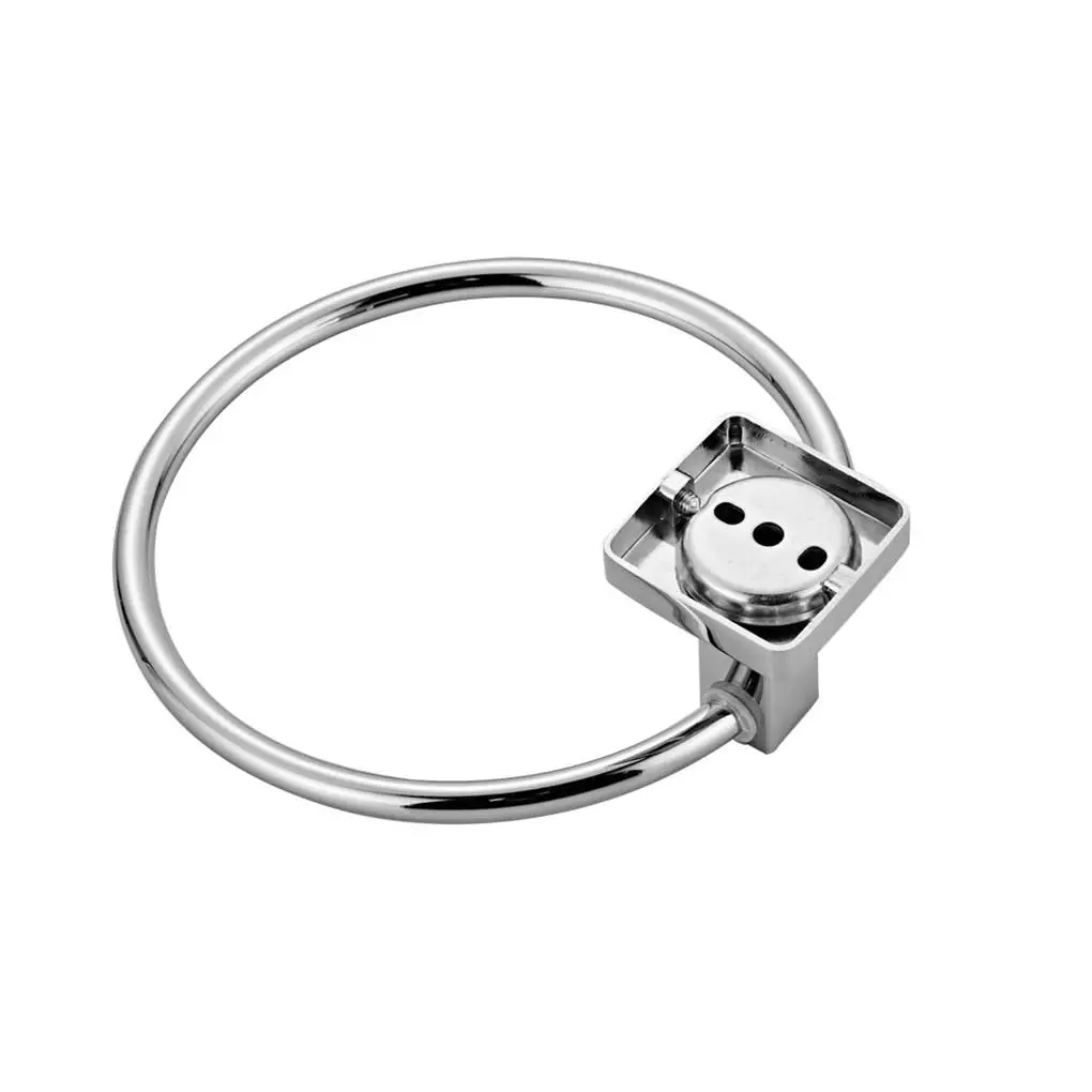 

Вешалка для полотенец из нержавеющей стали, держатель для полотенец для кухни, ванной комнаты, настенная круглая стойка