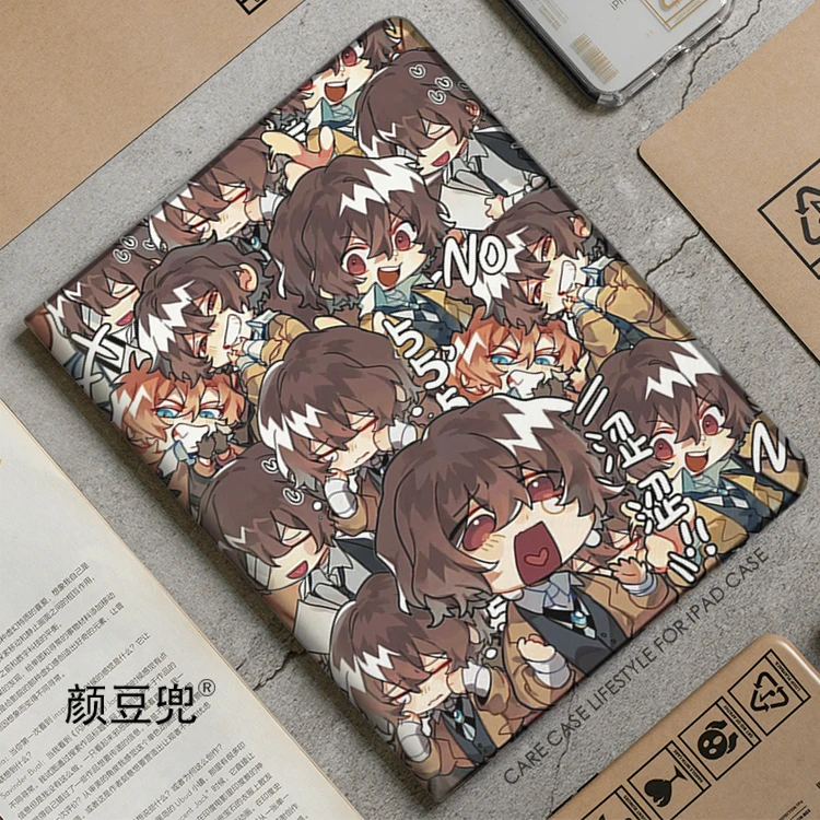 Dazai Osamu Anime Bungo Stray Dogs Case For iPad Air4 5 10.9 Mini 5 6 For Pro 12.9 11 Luxury Silicone iPad 10th Protective Shell