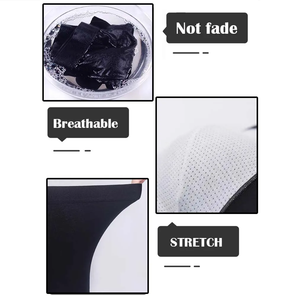 2/4 Stück Herren-Unterhosen, Weiche Textur, Einfarbige Männer-Unterwäsche, Atmungsaktive Boxershorts für Männer – Detail 10