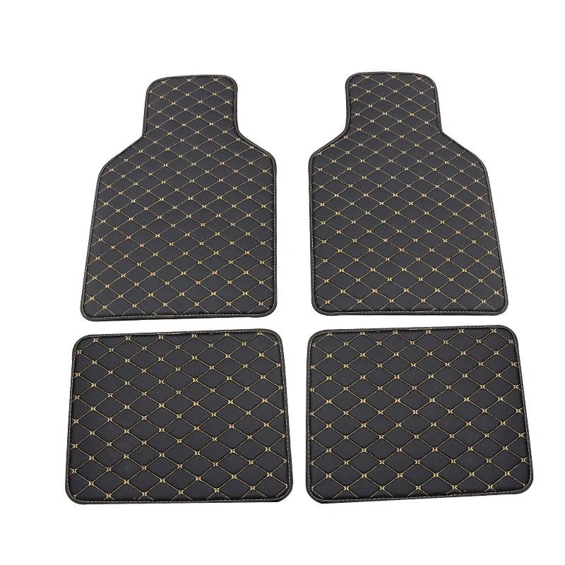 

NEW Luxury Custom Car Floor Mats For Volvo XC60 Durable leather Auto Interior Accessories Waterproof Anti dirty Rugs