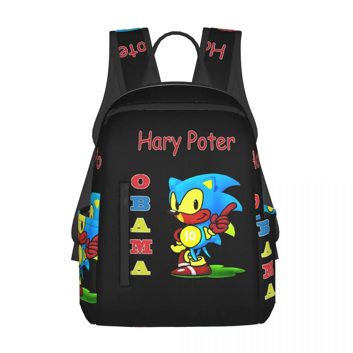 Obama Rucksack, Tagesrucksack, großes Fassungsvermögen, für Jungen und Mädchen, Büchertasche, Schultasche, Umhängetaschen für Männer und Frauen