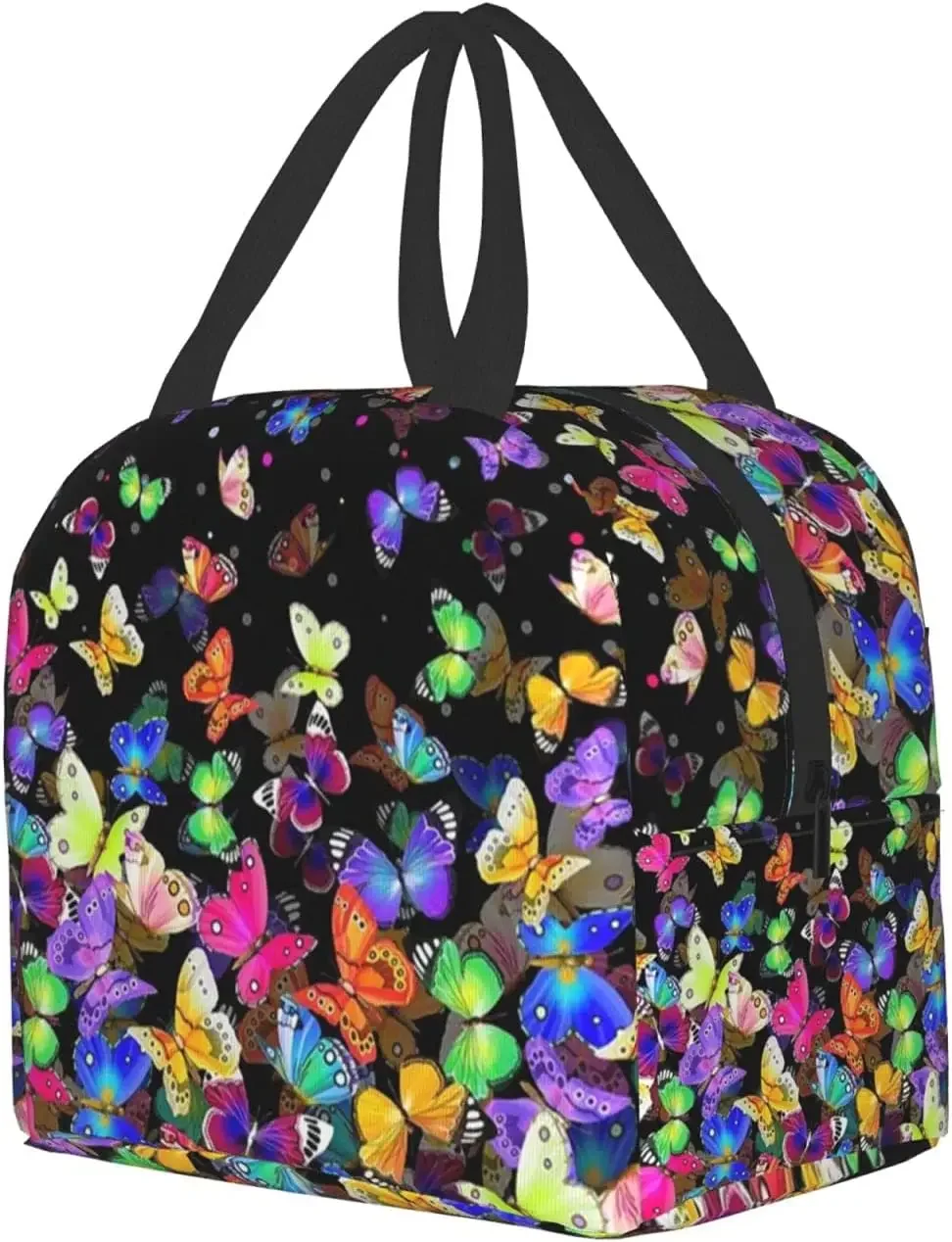 Lunch Bag Insulated Women Samll Portable Leak Proof Butterfly Waterproof Reusable College Work Picnic