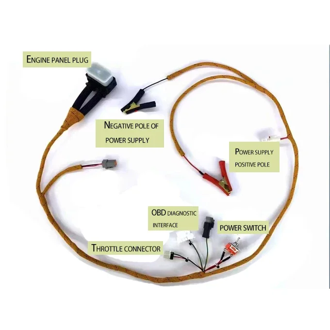 

4D95-5 Diesel Engine Spare Parts Wiring Harness For Excavator PC130-8