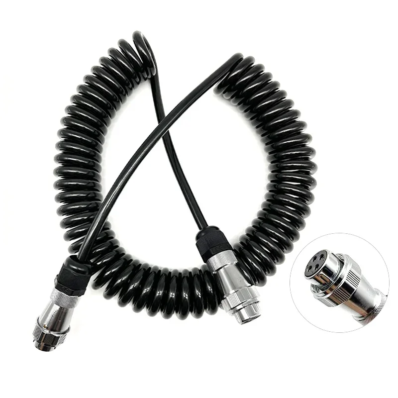 4 Pin J6P Jiefang Original Car Video Spring Wire Reversing Image Male Female Aviation Extension Cord JH6 J6 Vehicle Connectors