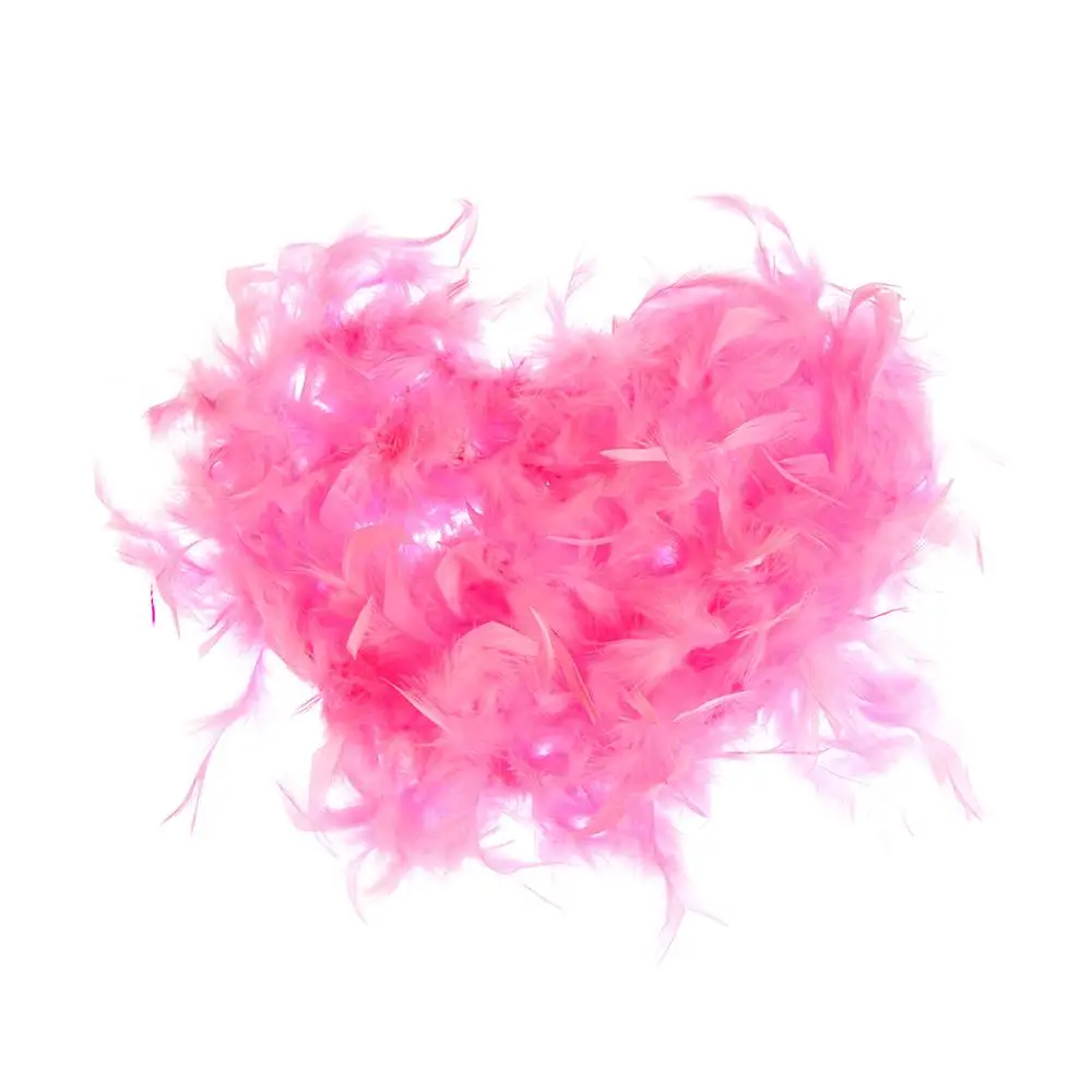 2M Feather Boa Strip Fluffy Craft Costume Fancy Dress decorazione per feste di matrimonio abbigliamento cucito e decorazioni in tessuto