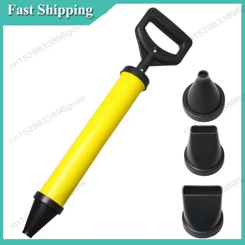 

-BABQ Caulking Gun With 4 Nozzles Grouting Mortar Sprayer Cement Lime Pump Grout Filling Tools Applicator Hand Tools