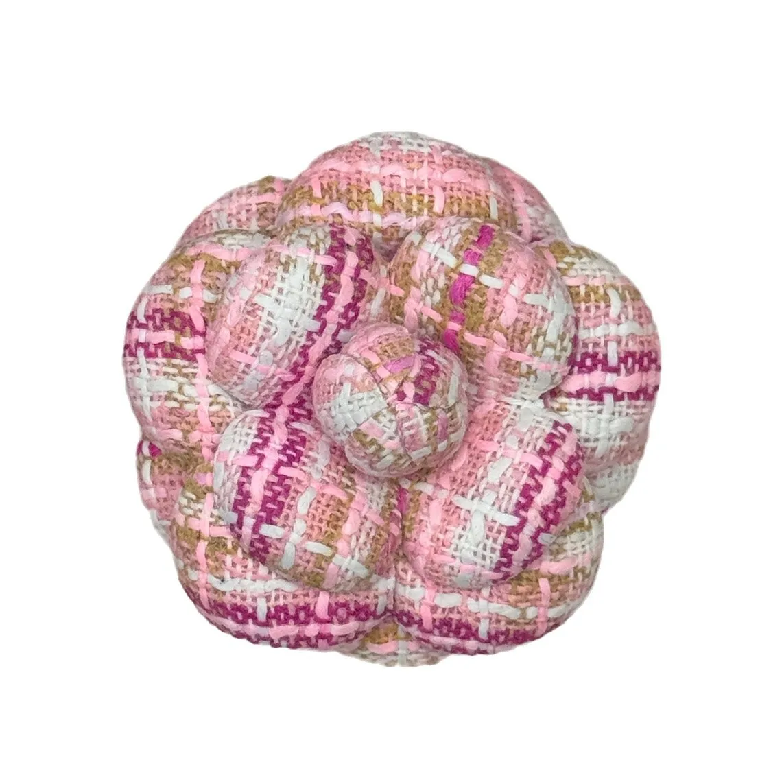 New 6.6cm Thick Woolen Fabric Super Shaped Camellia Flower Brooch Women's Jewelry Accessories High-end Luxury Pin