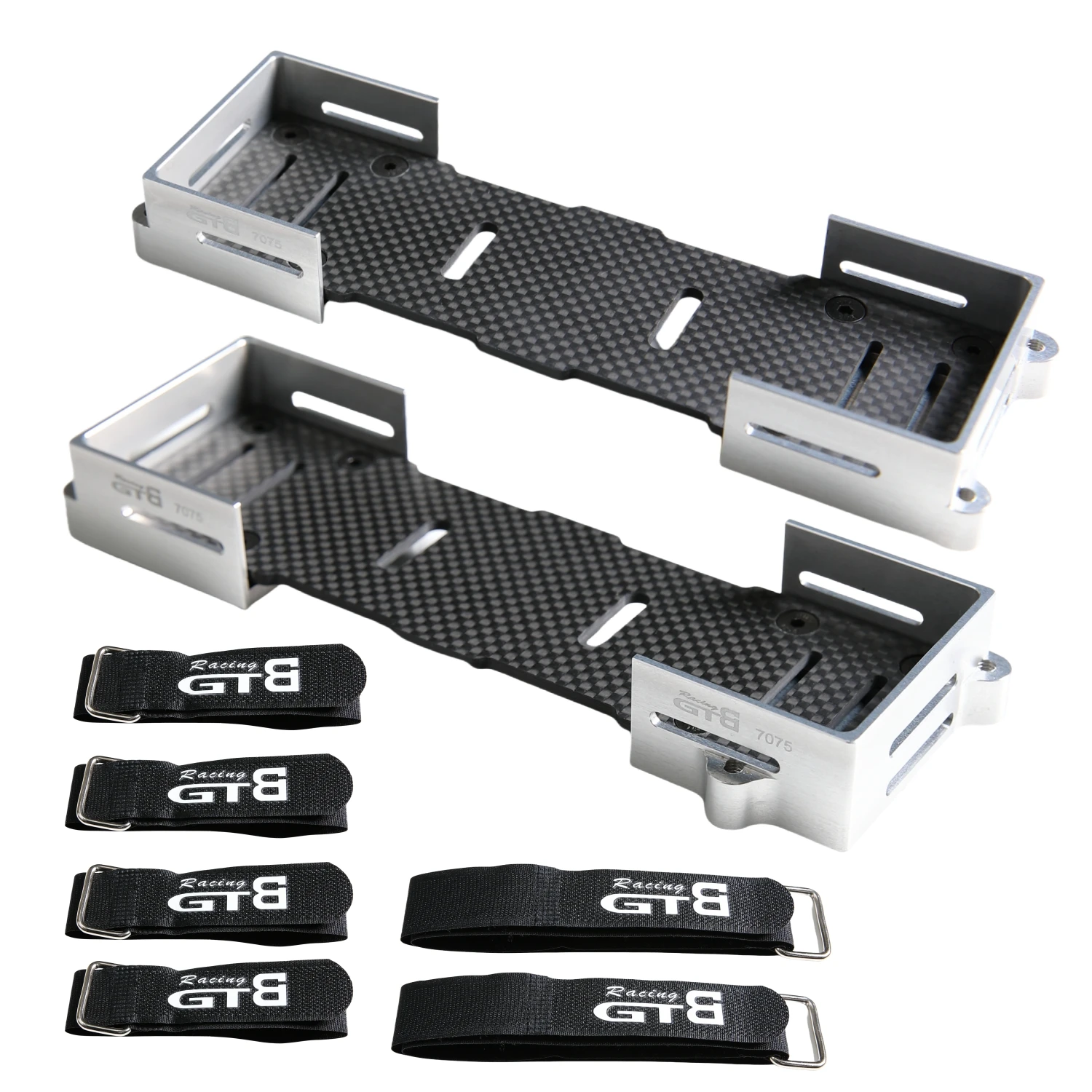 GTBRacing CNC Alumium 7075 T6 Battery Compartment Box Tray for 1:5 RC Car LOSI DBXL-E 2.0 Upgrade Spare Part