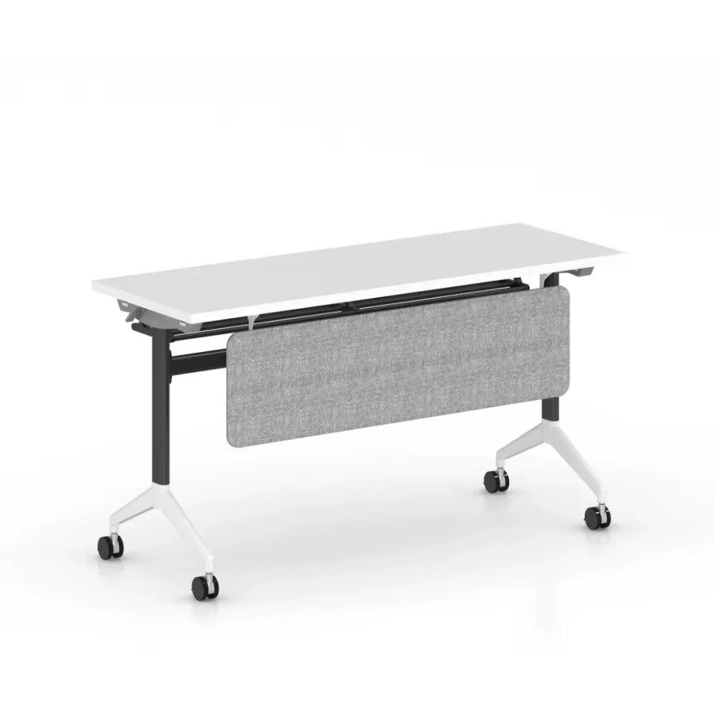 Современная школьная мебель, обучающая складная рамка для офисного стола с подвижным колесом, офисный складной стол