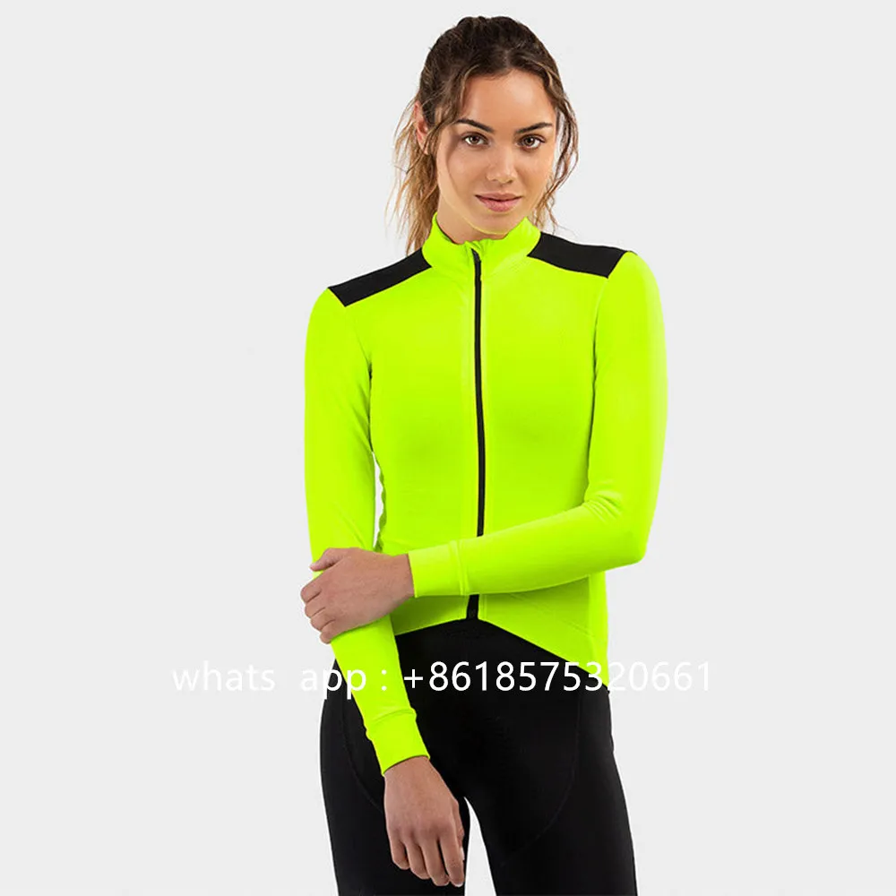 New Spring Autumn Women Cycling Jersey Thin Long Sleeves Coat Roupa Ciclismo Feminina Road Bike Racing Quick Dry Mtb Clothing