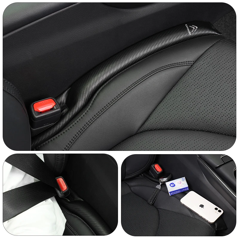 Car Seat Gap Plug Seam Filling Anti-Leakage Seat Side Slot Strip For Citroen C4 C3 C2 Berlingo Celysee Cactus Picasso Aircross