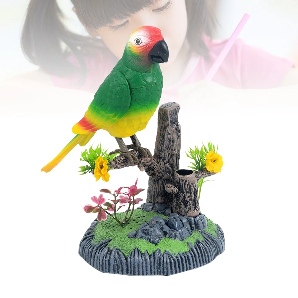 Chirping Motion Sensor Singing Bird Decor For Home Office Operated Desk Accessory Lightweight Chirping Bird Sensor