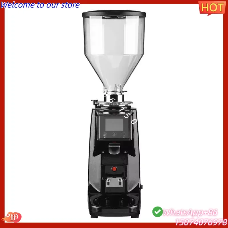 2026 LOVFE 60mm Professional Automatic Adjustable Setting Industrial Electric Commercial Coffee Grinder Machine with Scale