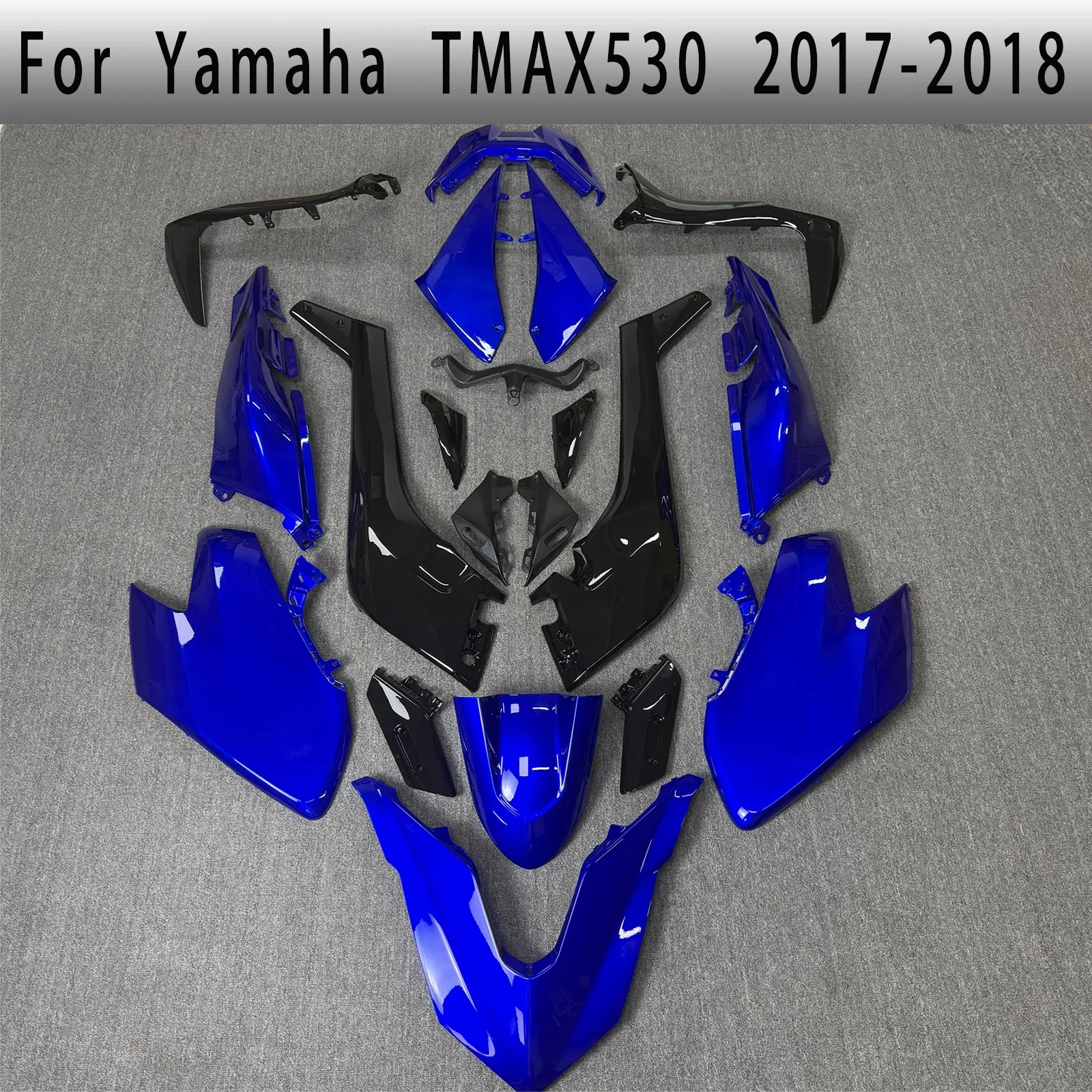 Kit de carenado de motocicleta para modelos Yamaha TMAX530 2017-2018. Carenado del cuerpo para TMAX-530 17-18 Carenado completo de m