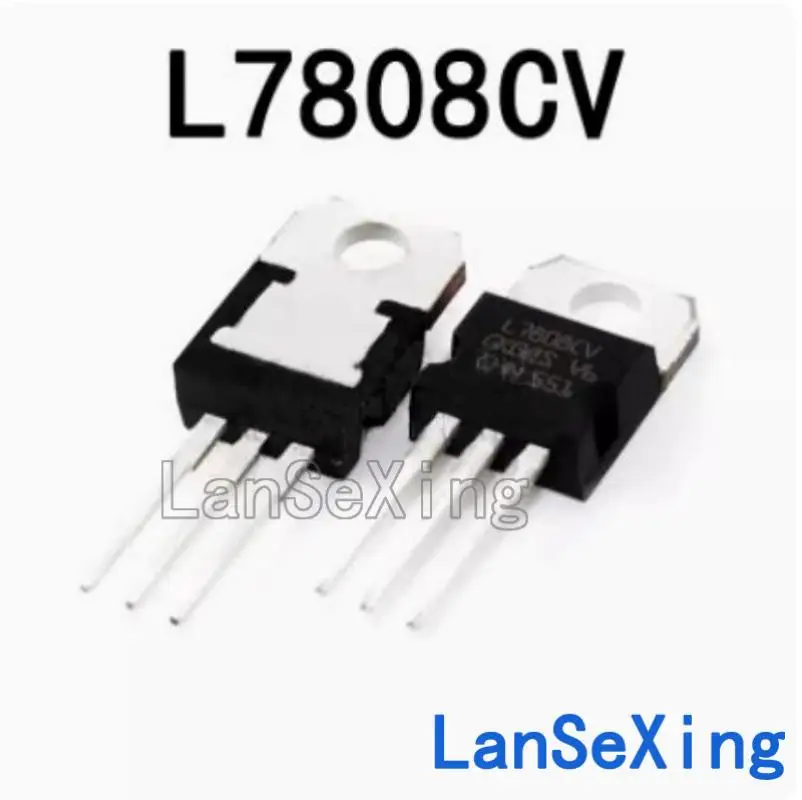 Three terminal stabilized voltage L7808CV TO-220 (10 pieces)