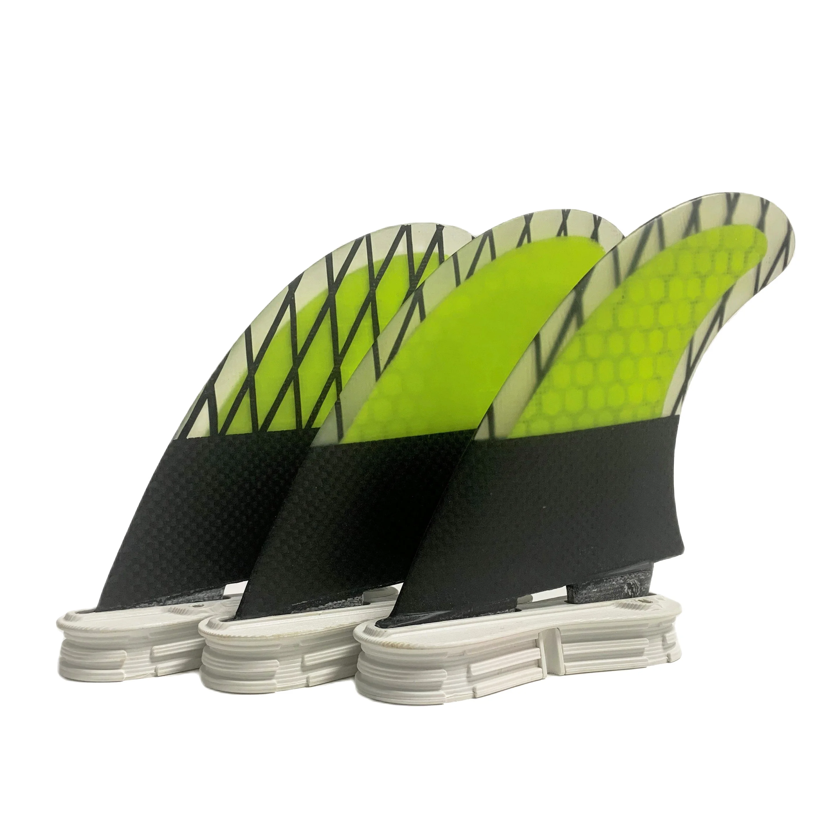 

RISECE FCS 2 Quilhas Fins Twin Tabs 2 Surfboard Fin Carbon Fiber Double Tab II Surf Fin G5 M SizeTri Fin Set