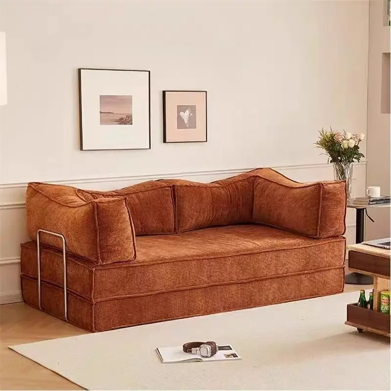 

Sofa retro living room modern minimalist folding, lazy sofa bed