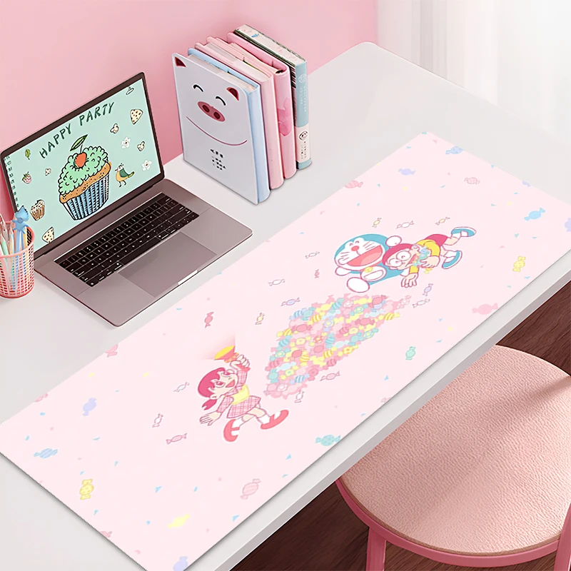 منصات الماوس الكبيرة من أنيمي D-Doraemons ، لوحة ماوس لطيفة Kawaii ، حصيرة الطاولة ، إكسسوارات المكتب ، الحصير مكتب الكرتون ، الحصير المطاط للكمبيوتر المحمول