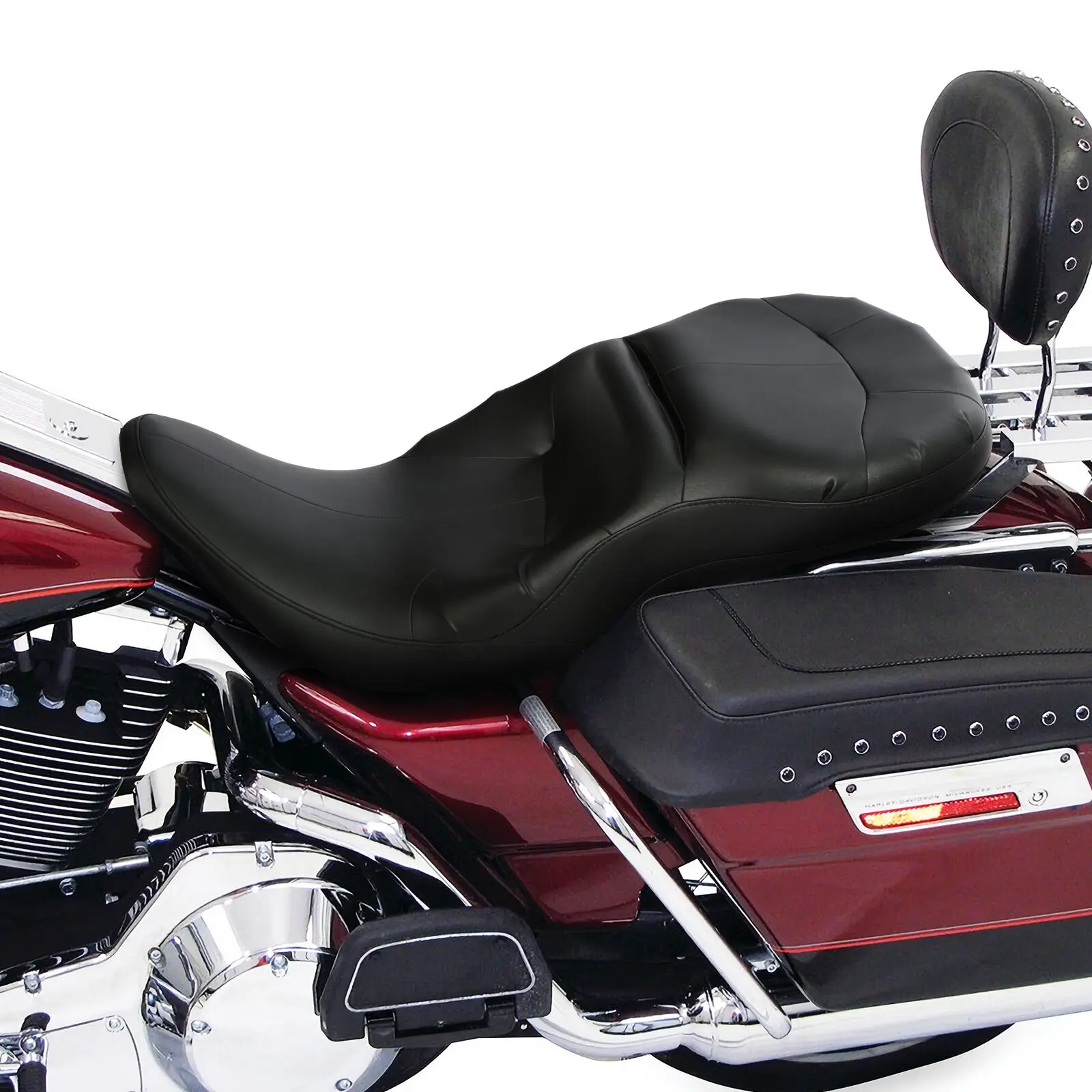 XF2906SC56-01-BK وسادة مقعد الركاب للسائق مناسبة لدراجة Harley Touring Electra Glide Standard 1997-2007 #1