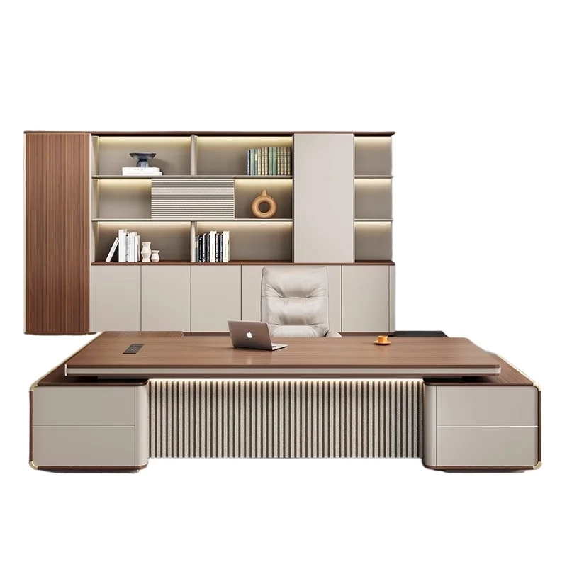 Japanese Office Table Decoration Intelligent China Voice Control Desk Modern Luxury Aluminum Organizers Sex Postmodern Furniture