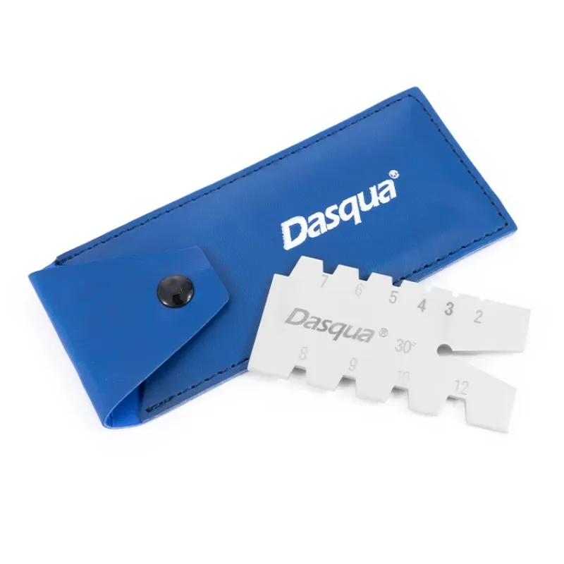 

Dasqua TR30 Degree Stainless Steel Screw Thread Cutting Gauge Grinding Gauge Inspection Tool Welding Feeler
