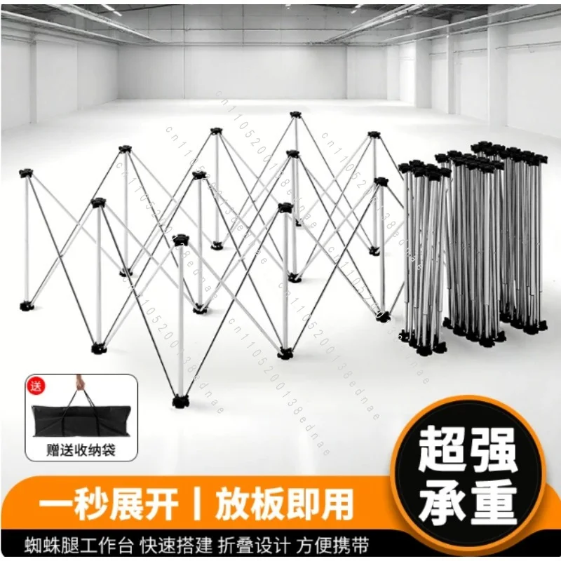 Foldable Telescopic Stainless Steel Workbench Bracket for Woodworking and Tile Support