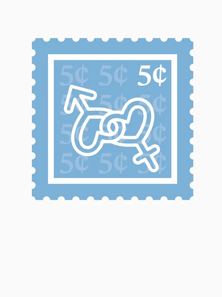 Gender Studies;Light Blue & White Stamps;College Womens Rights Major;Sexuality Equality Graduate School Class New Fashion Tees image 6