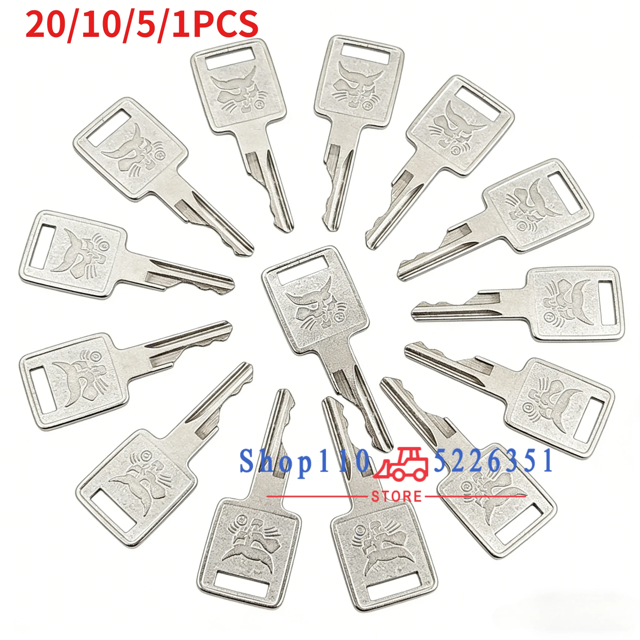 6693245 6693241 D250 ignition key for Bobcat Loader S100 130 150 S160 S175 S185 S205 S220 S250 Excavator 435 E17 E19 E20 E25
