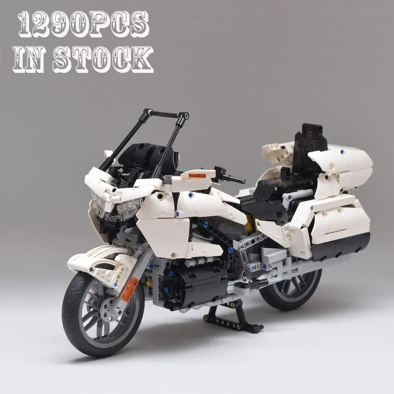 

New Technical MOC-29381Motorcycle Racing Model Building Blocks Building Blocks Assembly Kid Boy Toy DIY Birthday Christmas Gifts