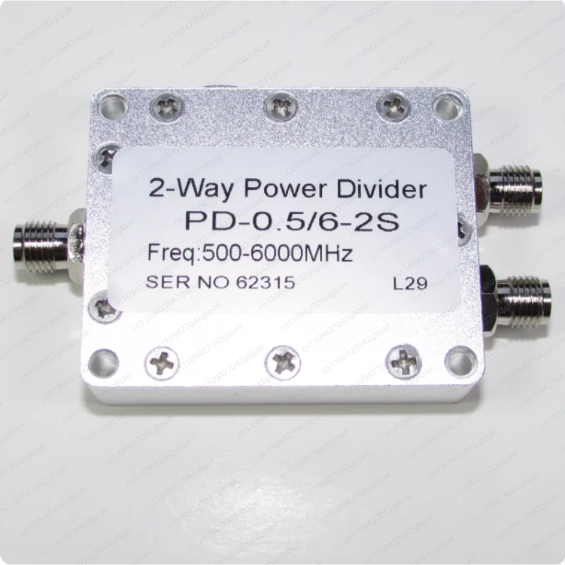 PD-0.5/6-2S 0.5-6GHz 30W SMA Radio Frequency RF 1/2 power Splitter Impedance 50 Ohms