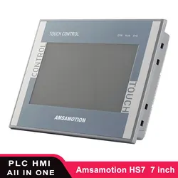 ASAMOTION PLC HMI  All IN one AMX hs7a 32mrt HSE HS7 HS7A Supports all instructions of 200 PLC