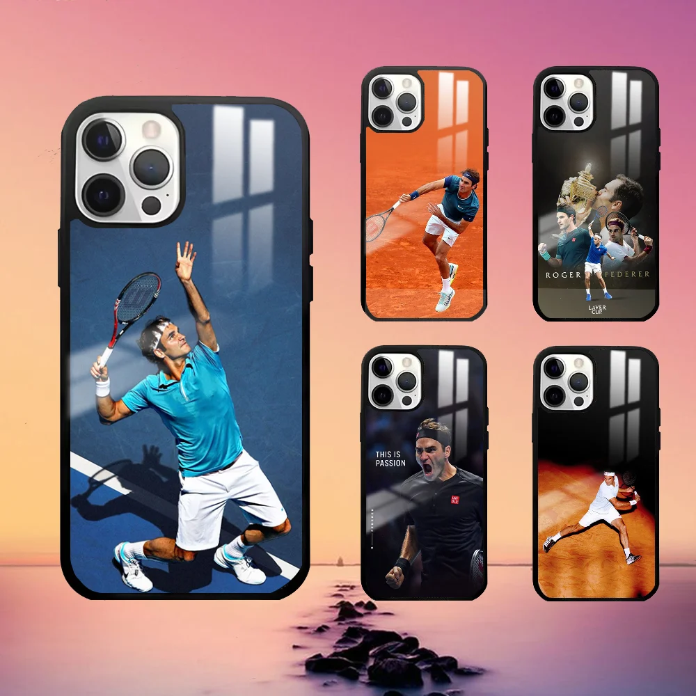 Tennis Roger F-Federer Phone Case For iPhone 16 15 14 13 12 11 Pro Max Plus Mini Fashion High Quality mirror phone case