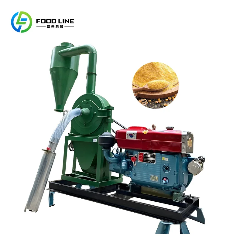 

Corn Grits Making Machine Multifunction Grain Mill Maize Spice Grinder High Capacity Industrial Grade Factory Direct