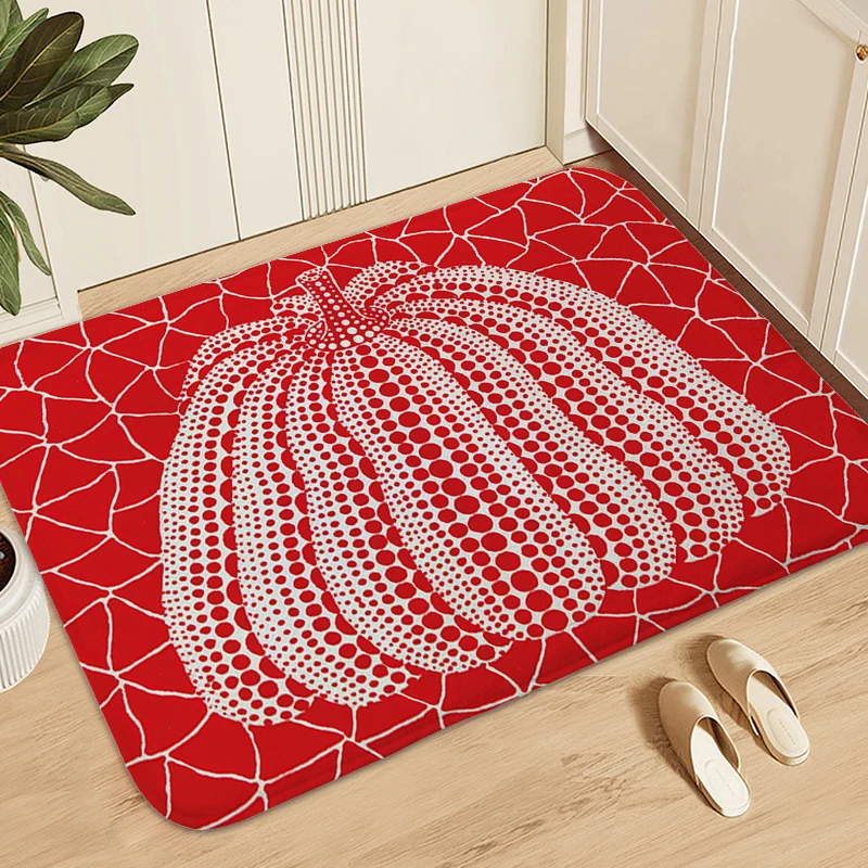 

House Interior Entrance Mat Carpet for Bedroom K-Kusama3 Veranda Floor Mat Kitchen Living Room Bathroom Rug Home Decorations