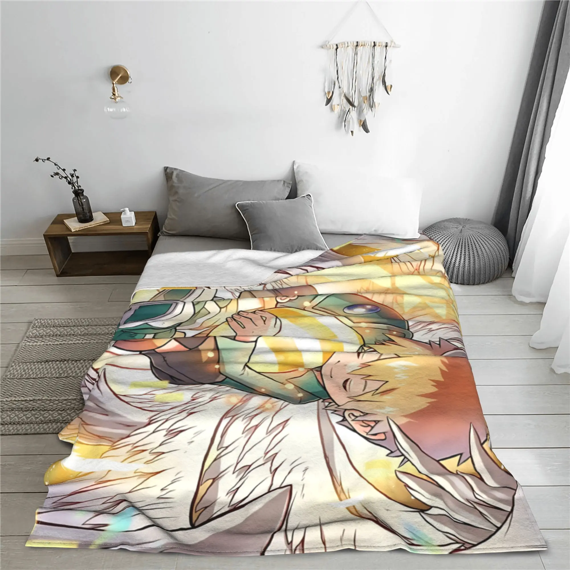 1PC Home Digimon Adventures Blanket Throw Blanket  Novelty Warm Blanket All Season Gift